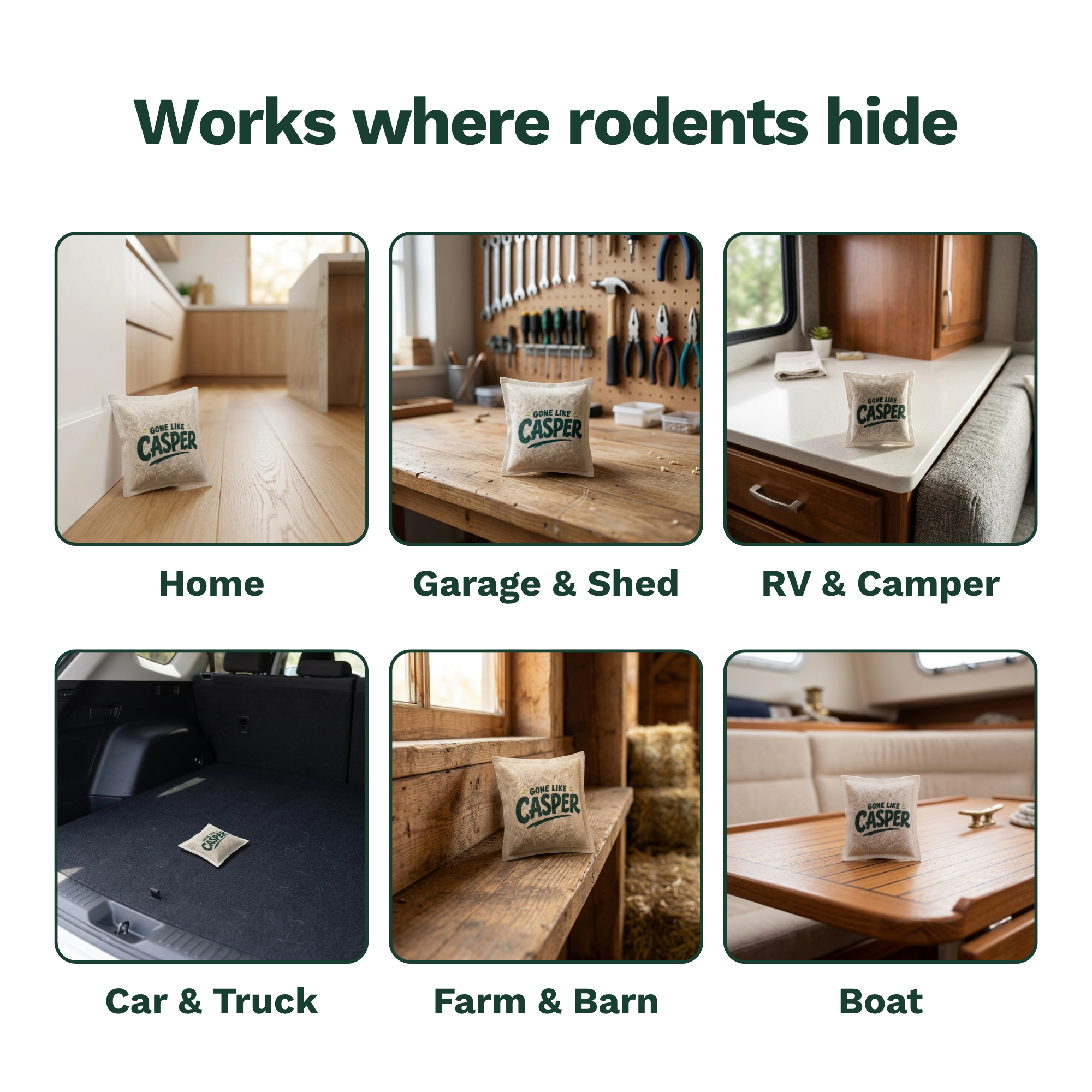 Rodent Repellent Pouches