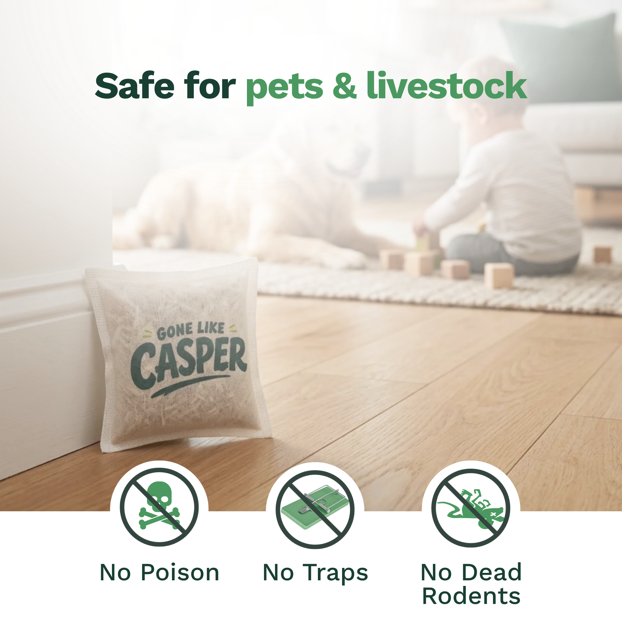 Rodent Repellent Pouches